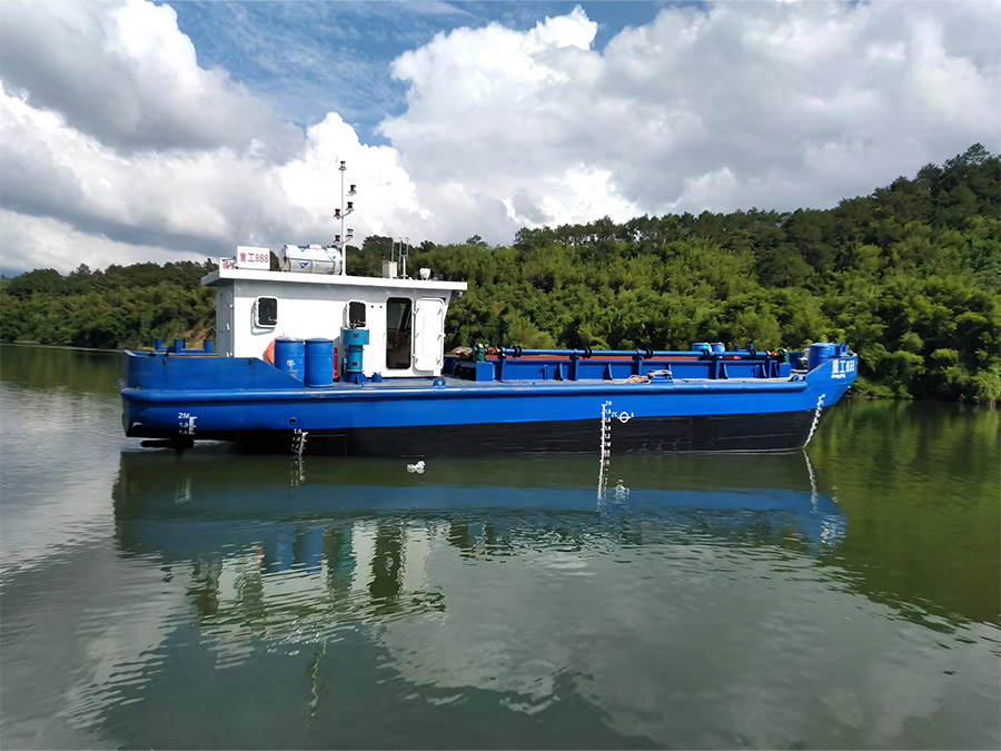 开体运输船现场案例